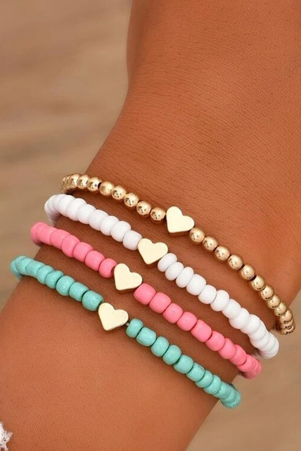 Sweetheart Stack Bracelet Set