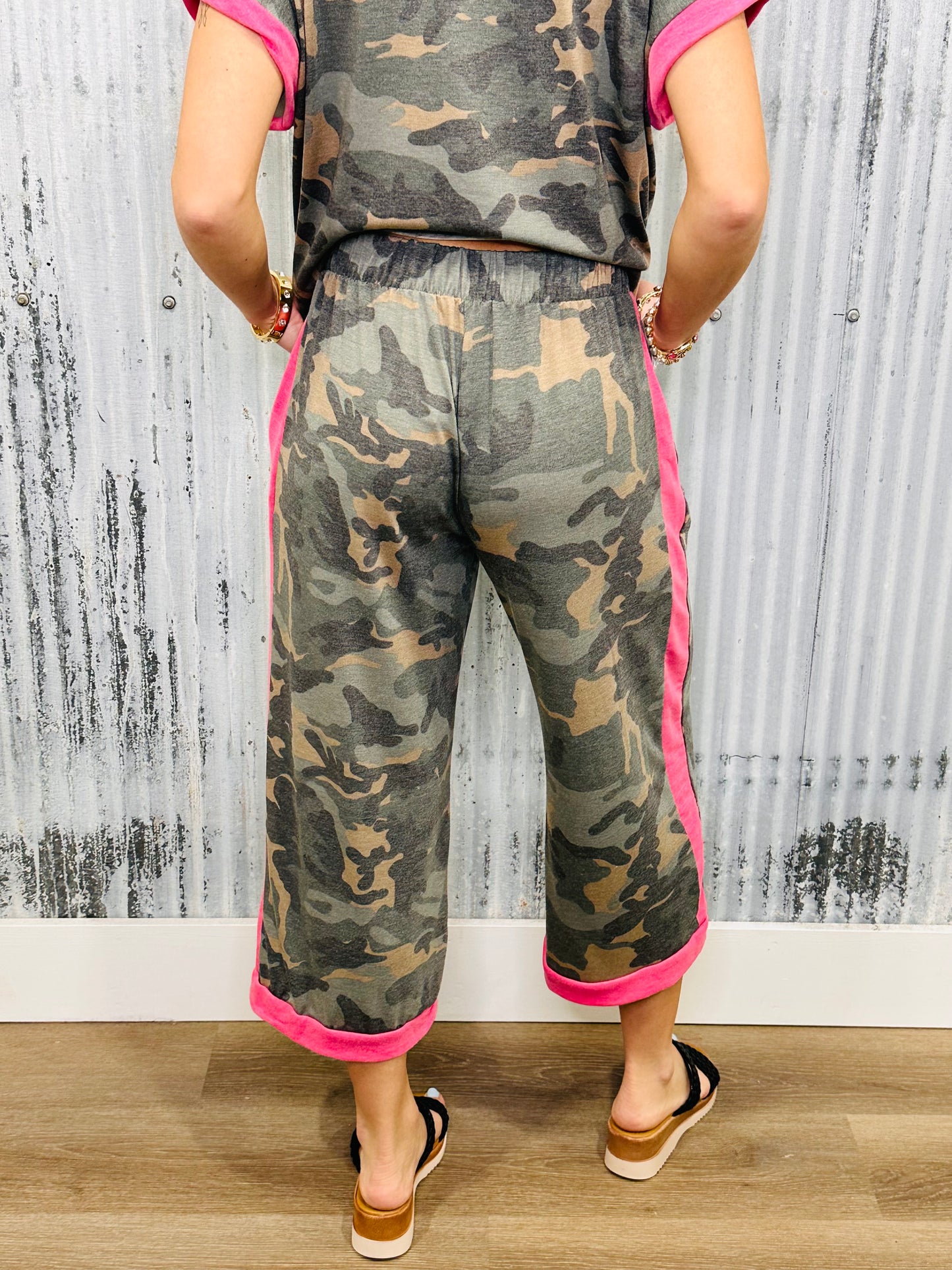 Pink Edge Camo Lounge Pant