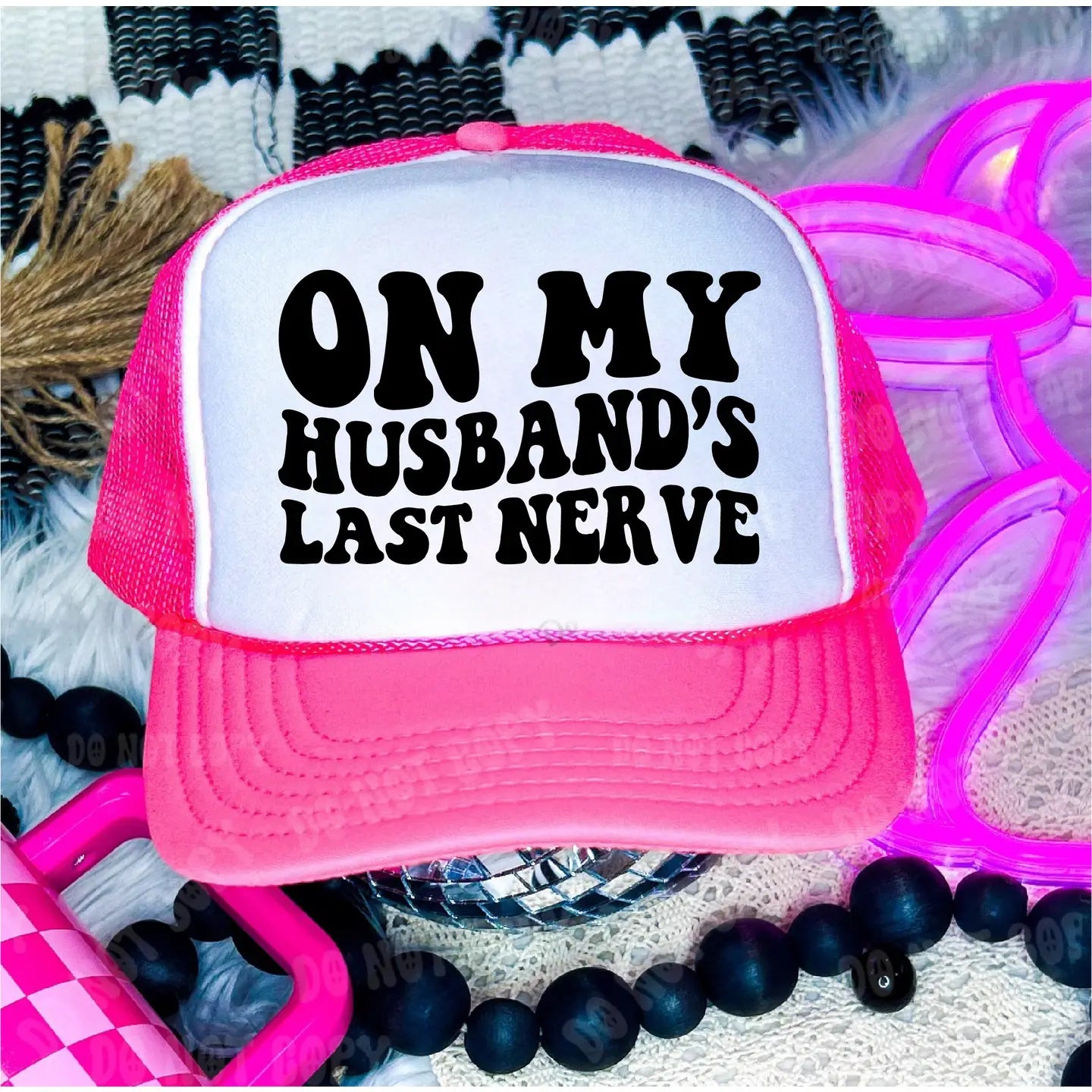 Husbands Last Nerve Trucker Hat