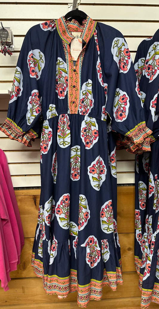 Boho Floral Maxi Dress