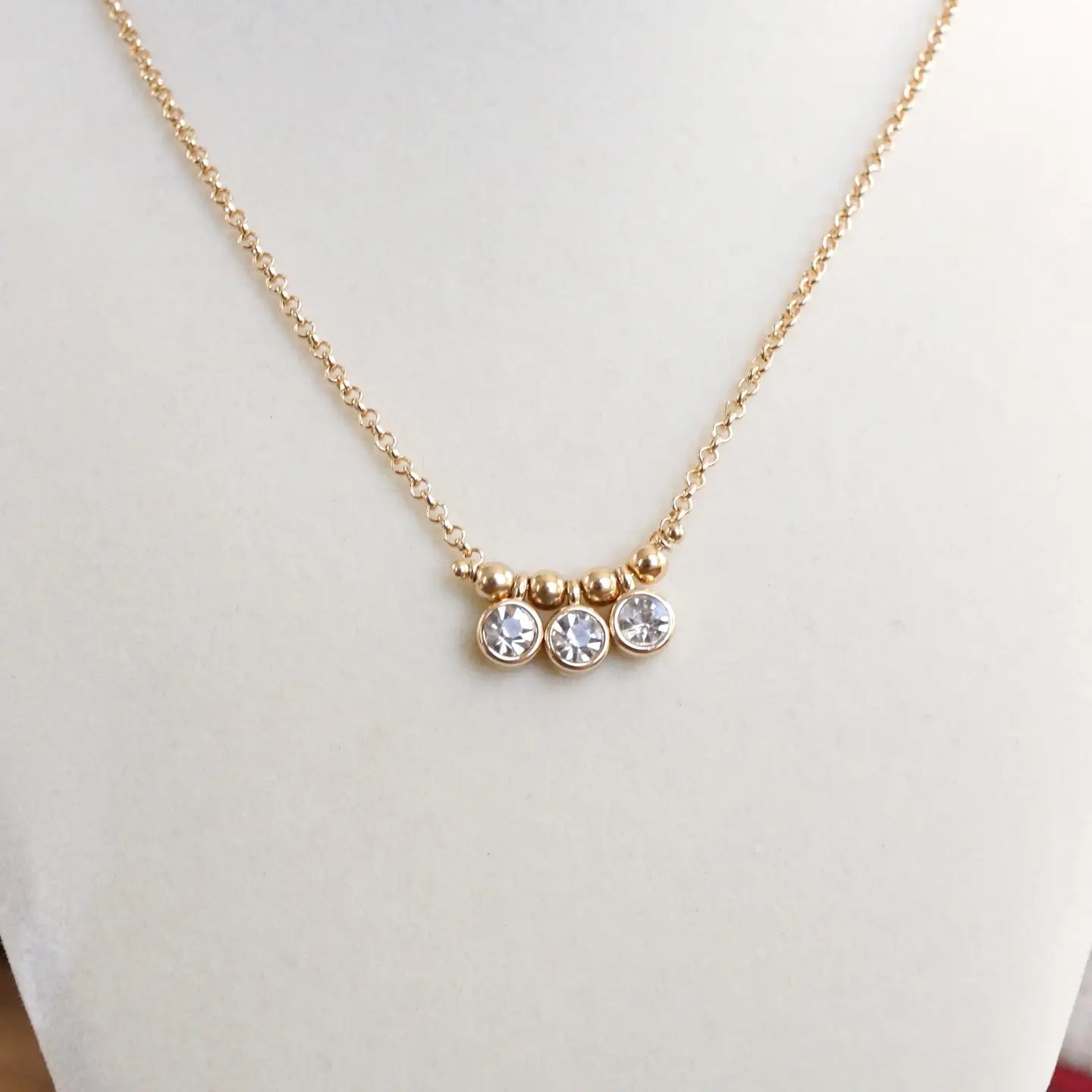 Dainty Bezel Necklace