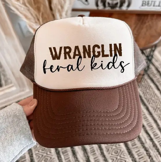 Wranglin Feral Kids Trucker Hat