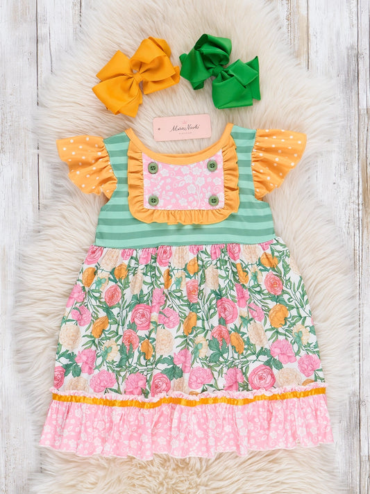 Floral Ruffle Dress