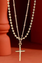 Load image into Gallery viewer, Cross Layered Necklace
