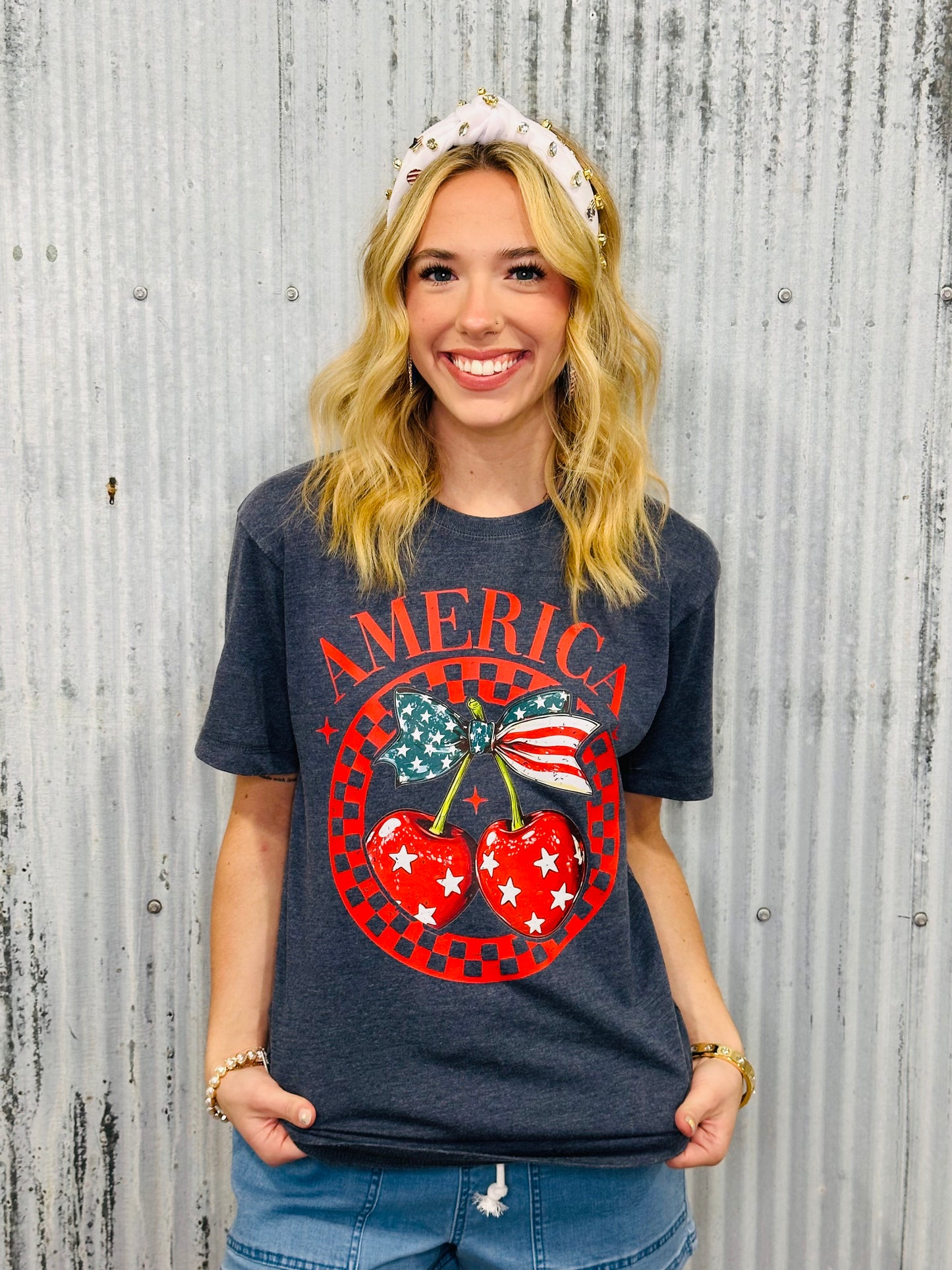 Patriotic Cherry "America" Tee