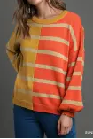 Striped Color Block Sweater