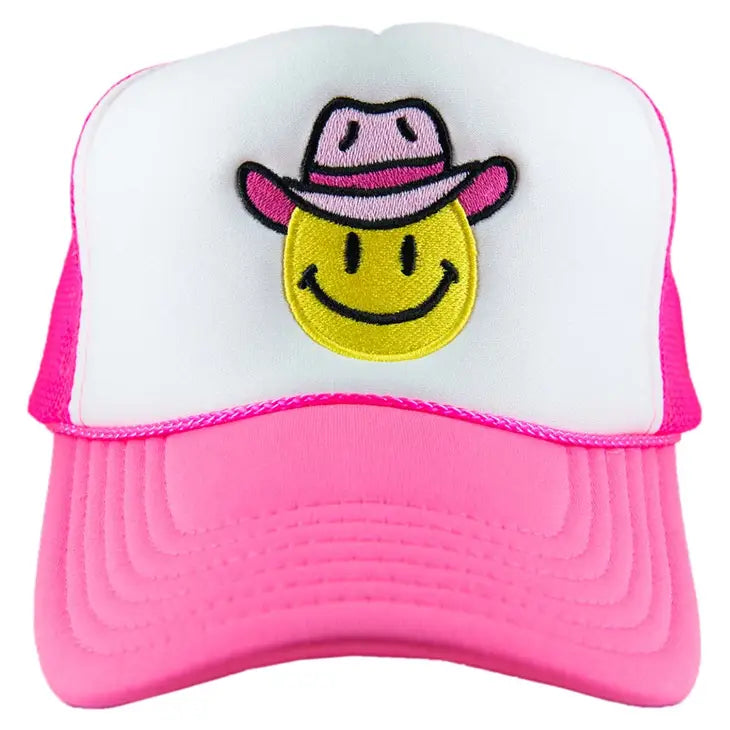Happy Cowboy Hat- Pink
