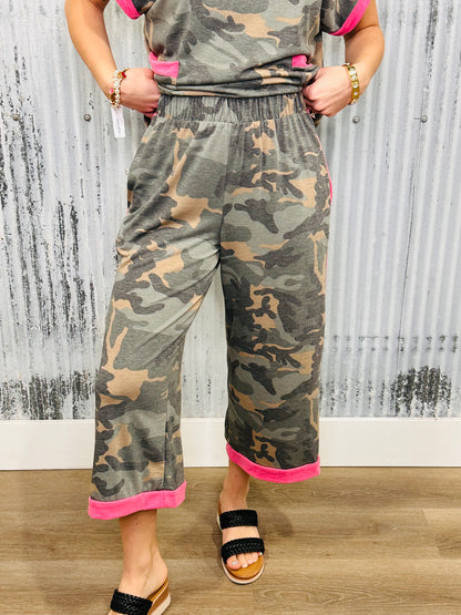Pink Edge Camo Lounge Pant