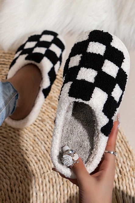 Checkered Slippers