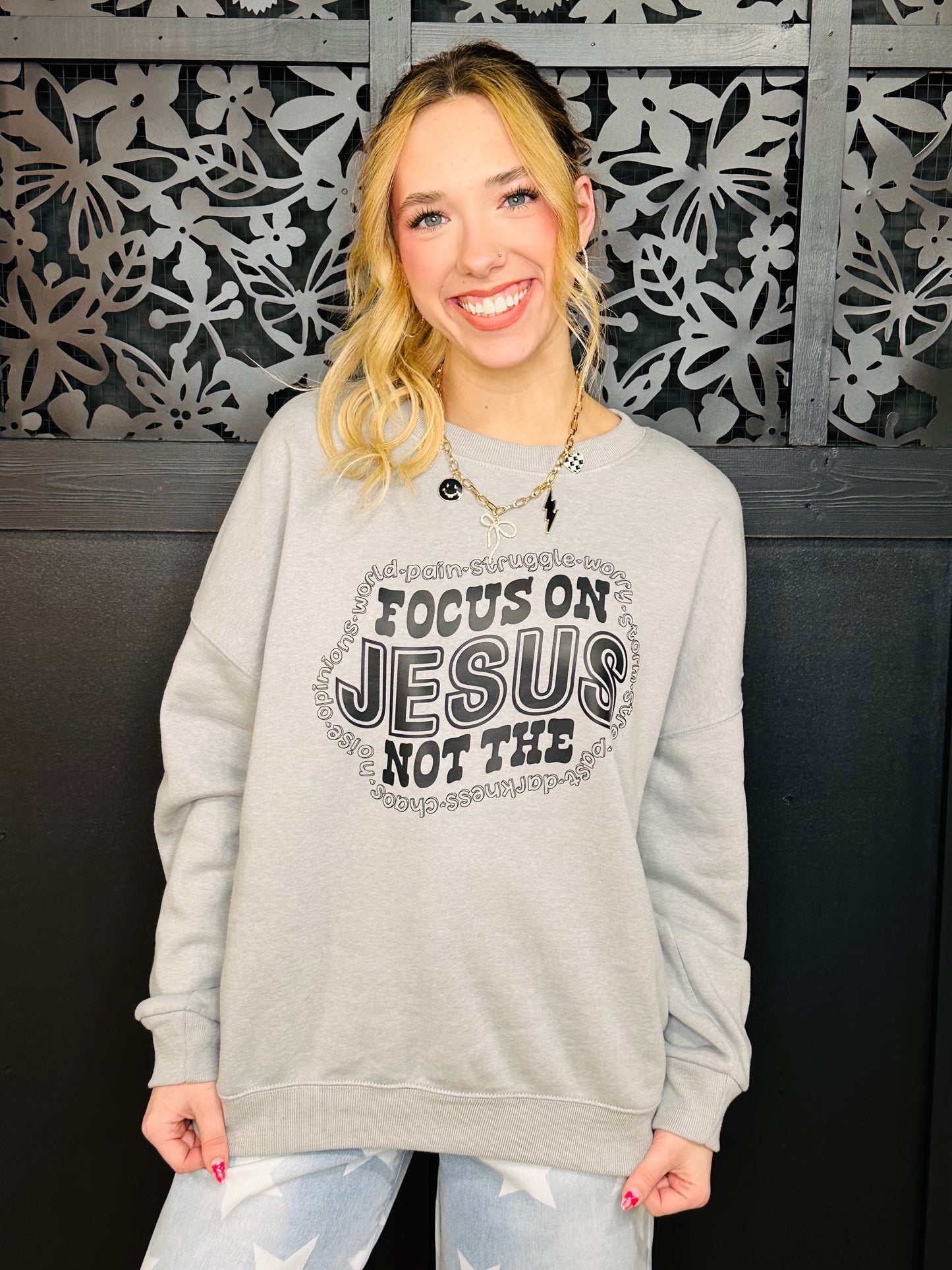 Focus On Jesus Sweatshirt