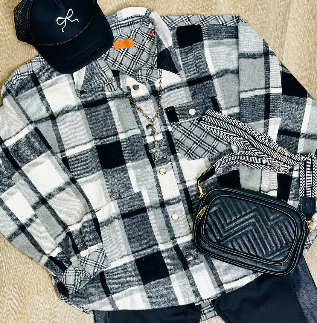 Mid Weight Flannel Shacket