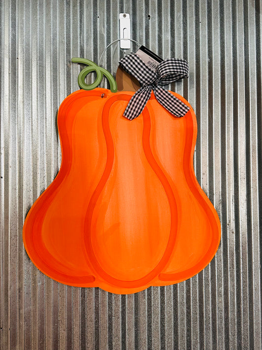 Pumpkin Door Hanger- Pick Up Only