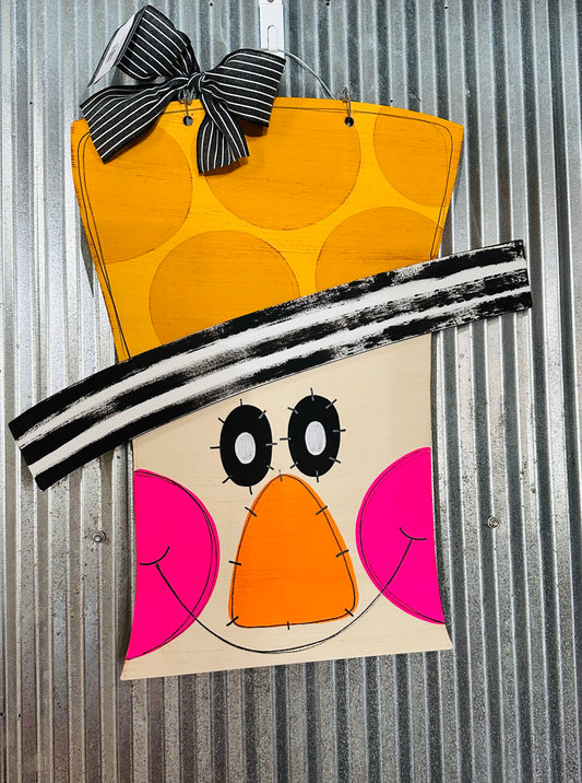 Scarecrow Door Hanger- Pick Up Only