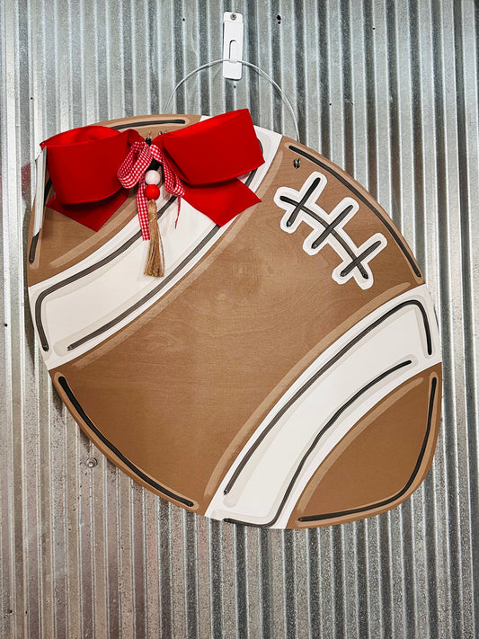 Football Door Hanger- Pick Up Only