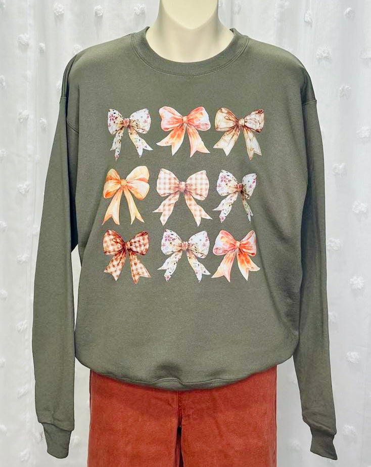 Fall Bows Sweatshirt