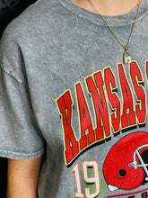 Load image into Gallery viewer, Kansas City Football Acid Washed Tee
