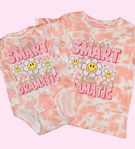 Girls Little Bit Dramatic Graphic