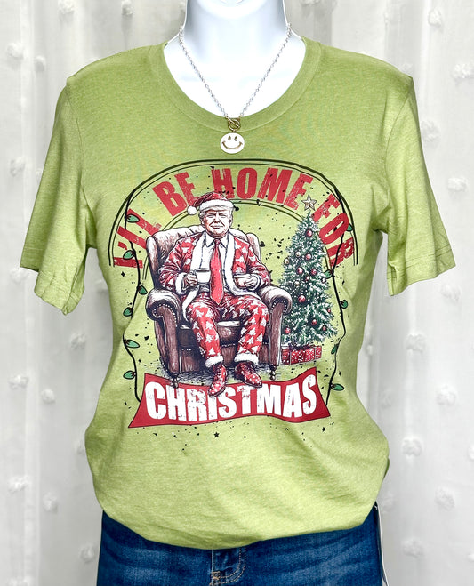 Trump "I'll Be Home For Christmas" Tee