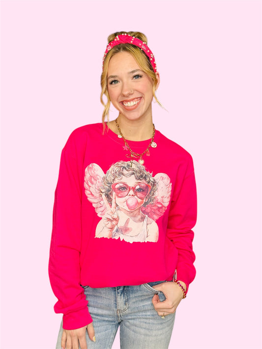 Groovy Cupid Sweatshirt