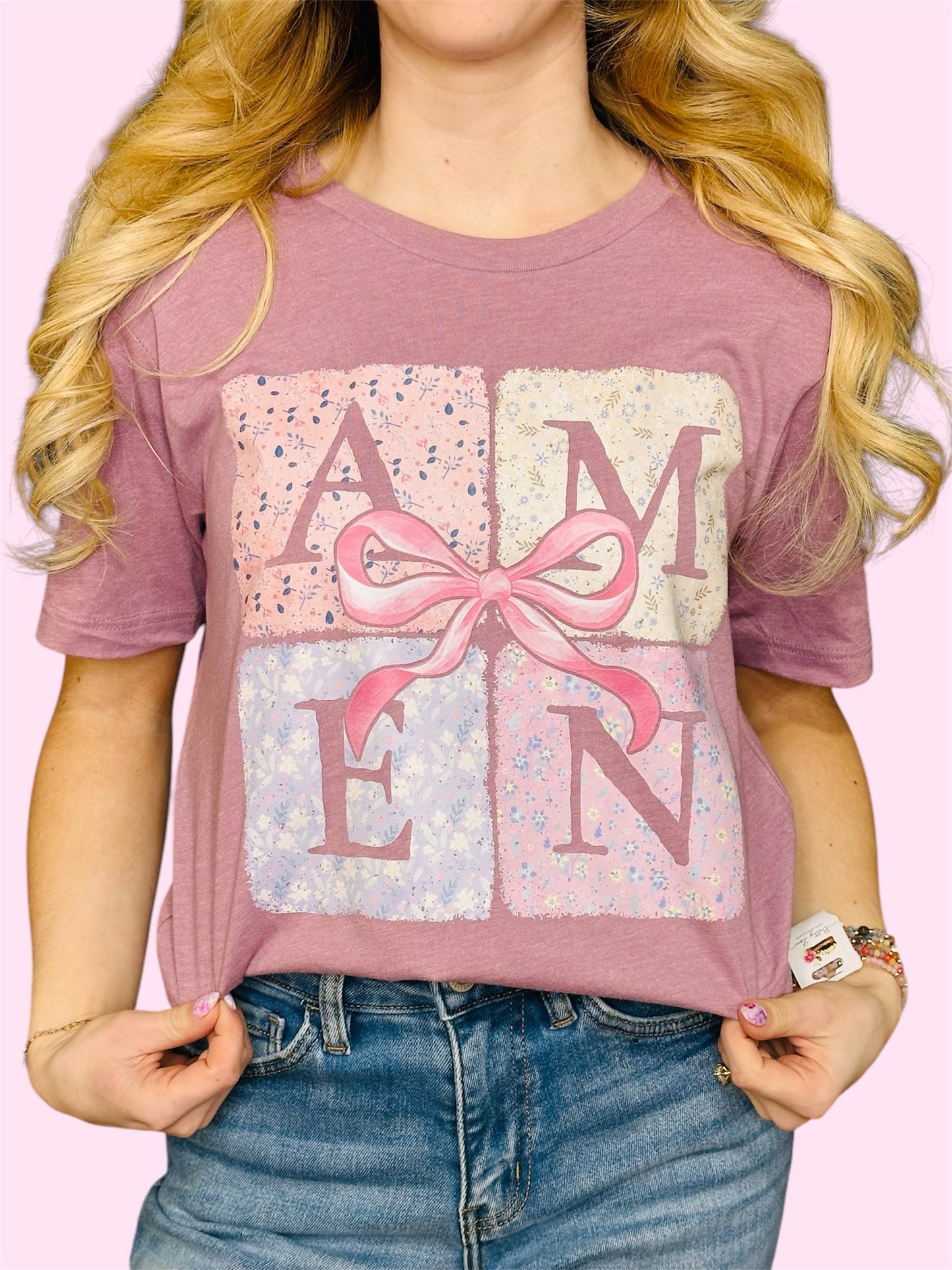 Amen Block Tee