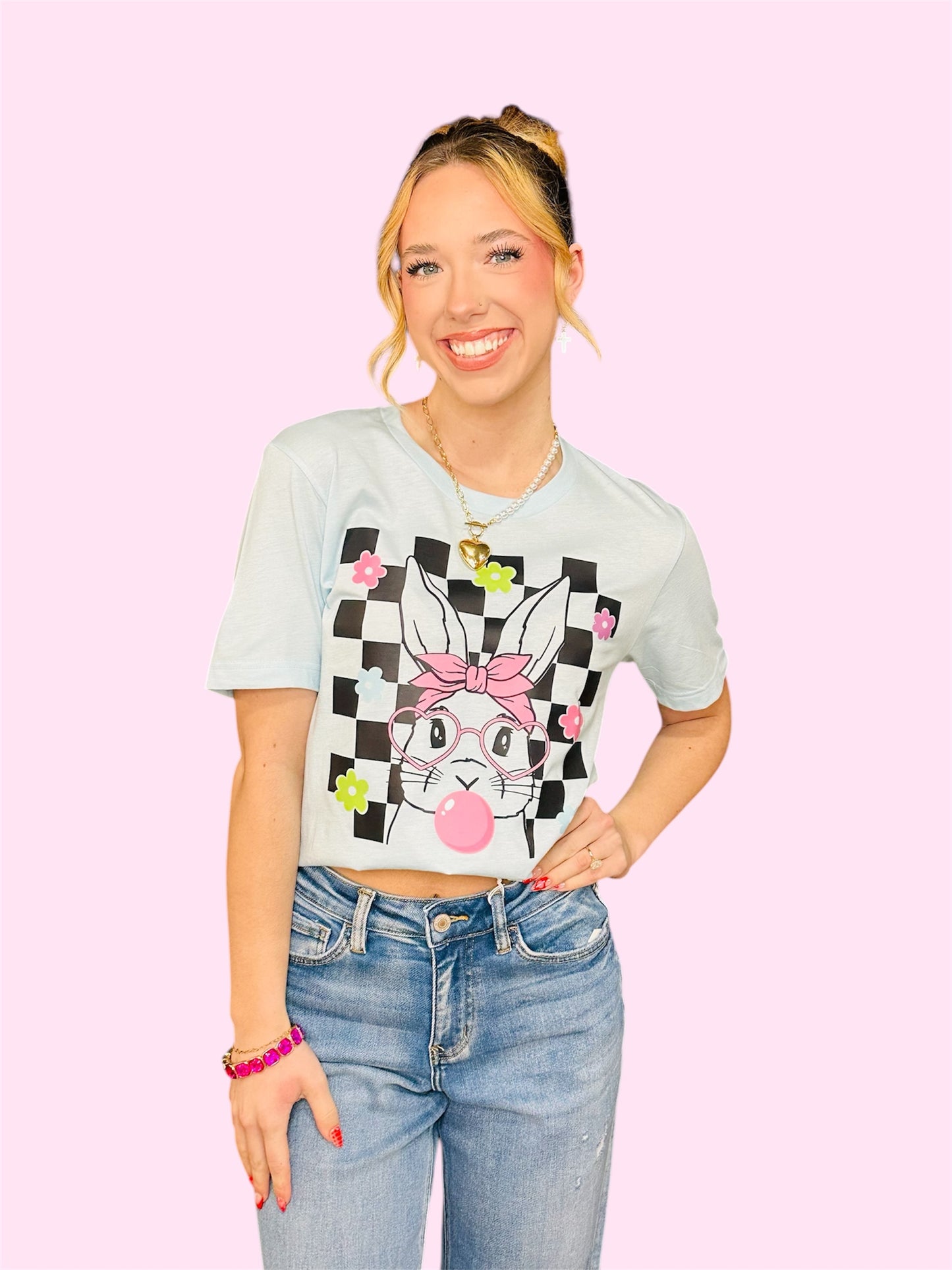 Flower Power Bunny Tee