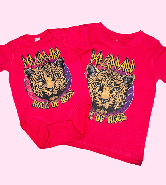 Girls Def Leppard Graphic