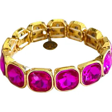 Fuchsia Stretch Bracelet