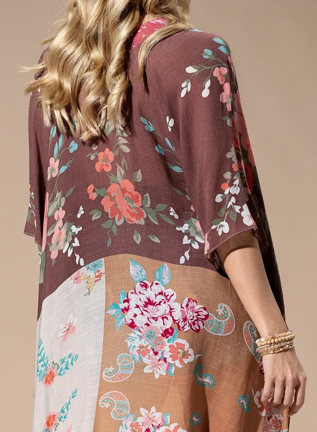Boho Garden Patchwork Kimono