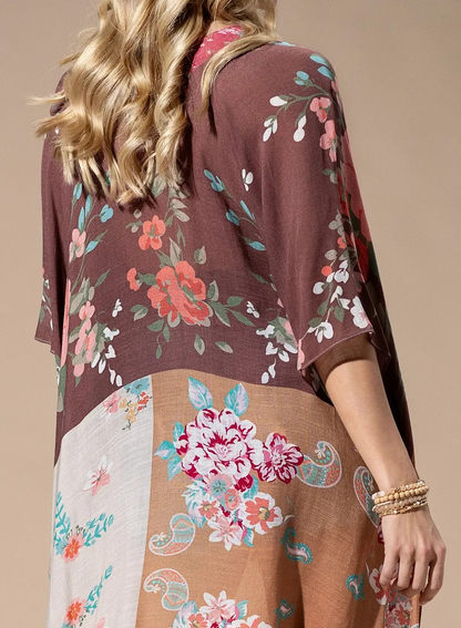 Boho Garden Patchwork Kimono