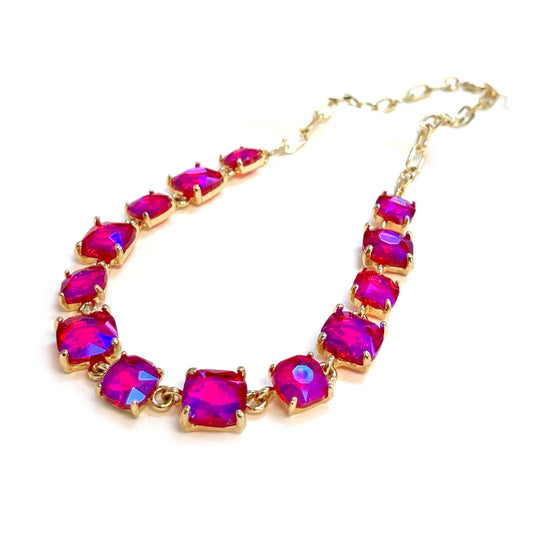Electric Glam Crystal Necklace
